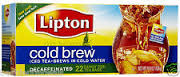Liptons Cold Brew Tea Bags 6 Pack